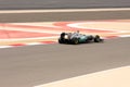 Rosberg of Mercedes racing in F1, 20 April 2012