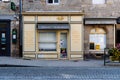 Retro storefront of patisserie and cafe in Roscoff