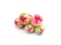 rose apple fruits isolated on white background, selective focus Royalty Free Stock Photo