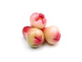 rose apple fruits isolated on white background, selective focus Royalty Free Stock Photo