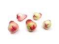 rose apple fruits isolated on white background, selective focus Royalty Free Stock Photo