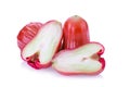 Rose apple isolated on white background