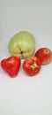 Rose apple isolated on the white background Royalty Free Stock Photo