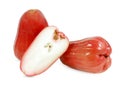 Rose apple isolated on white Royalty Free Stock Photo