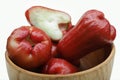 Red rose apple Royalty Free Stock Photo