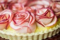 Rose Apple Tart Royalty Free Stock Photo