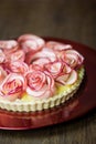 Rose Apple Tart Royalty Free Stock Photo