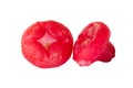 Rose apple on the white background