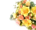 Rose, artificial flowers bouquet Royalty Free Stock Photo