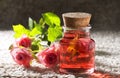 Rose attar for Spa of procedures from natural Royalty Free Stock Photo