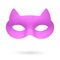 Rose cat masquerade eye mask