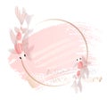 Rose chinese, japanese koi carps. Beauty identity elegant style. Hand drawn vector.