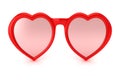 Rose colored glasses Royalty Free Stock Photo