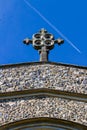 Rose cross on the roof of St MaryÃ¢â¬â¢s Church in Ware