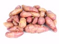 Rose fingerling potatoes Royalty Free Stock Photo