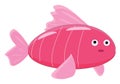 Rose fish, illustration, vector