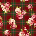 Rose flower pattern,