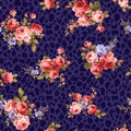 Rose flower pattern,