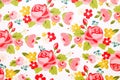 Rose flower pattern paper Royalty Free Stock Photo