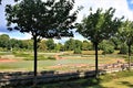 Rose Garden in Citadel Park in Poznan, Poland