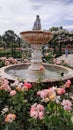 Fuente de Cupido - Fountain of Cupid, Rose Garden, El Retiro Park, Madrid, Spain Royalty Free Stock Photo