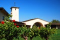 A rose garden grows at the Robert Mondavi