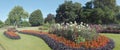 Flower bed in Rose Garden of Hyde Park (London) Royalty Free Stock Photo