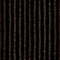 Rose Gold foil stripes seamless vector pattern. Horizontal copper strokes in vertical lines on black background. Elegant design Royalty Free Stock Photo