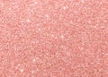 Rose gold glitter texture pink red sparkling shiny wrapping paper background for Christmas holiday seasonal wallpaper decoration Royalty Free Stock Photo