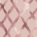 Rose gold. Luxurious vector texture with an abstract pattern and metallic effect for the design Royalty Free Stock Photo