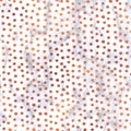 Rose Gold on marble background. Decorative vectorial pattern with rose gold dots. Marble rose gold pattern.