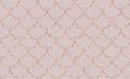 Rose gold mermaid tail seamless pattern. Elegance Mermaid card Royalty Free Stock Photo