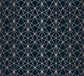 Rose gold pattern. Vector geometric lines seamless texture. Fashionable design