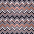 Rose gold seamless pattern. Background stripe chevron. Elegant zigzag lines. Repeating delicate chevrons striped texture for desig Royalty Free Stock Photo
