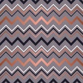 Rose gold seamless pattern. Background stripe chevron. Elegant zigzag lines. Repeating delicate chevrons striped texture for desig