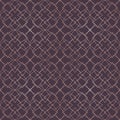 Rose gold seamless pattern. Geometric texture with copper lines, grid, mesh, net Royalty Free Stock Photo