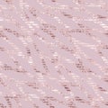 Rose gold seamless pattern. Glitter background for print. Pink texture with effect marble metallic foil. Repeated glam design. Rep