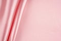 Rose Gold silk satin fabric texture background Royalty Free Stock Photo