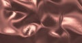 Rose Gold sparkly satin background. Glamour satin texture 3D rendering