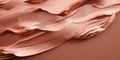 Rose gold texture background. Concrete cracked pink peach color paint wallpaper. Silky fabric. Royalty Free Stock Photo