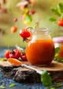 Rose hip jam Royalty Free Stock Photo