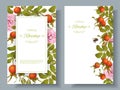 Rose hip vertical banners