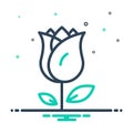 Mix icon for Rose, bloom and garden