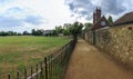 Rose lane In Oxford, England with Christ Church Meadow on the le Royalty Free Stock Photo
