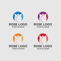 Rose Logo Template