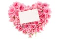 Rose In Love Shape Royalty Free Stock Photo