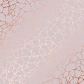 Rose marble. Rose gold. Elegant texture with a foil effect