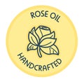 Rose oil handcrafted products, organic ingredient