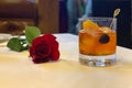 Rose and an Old Fashioned
