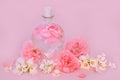 Rose Orange Blossom and Nemesia Flower Perfume Royalty Free Stock Photo